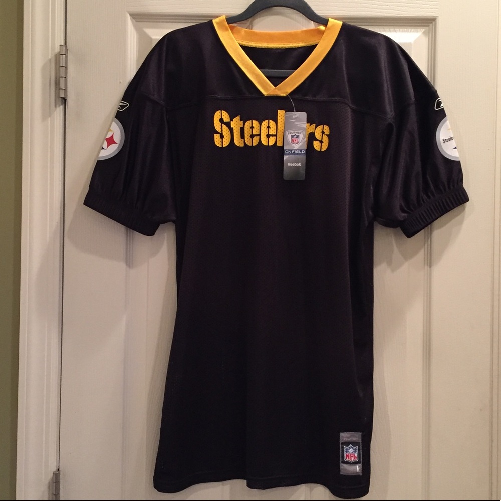 Steelers NWT Reebok Blank Back Youth Jersey - L